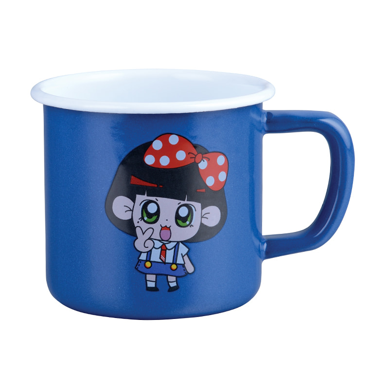 303DC Fared Rim Isolated Ring Emalje Mug