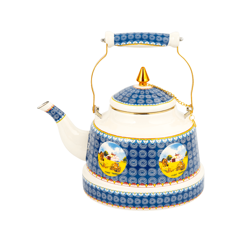 TK505 Emalje Bell-designet Tea Kettle