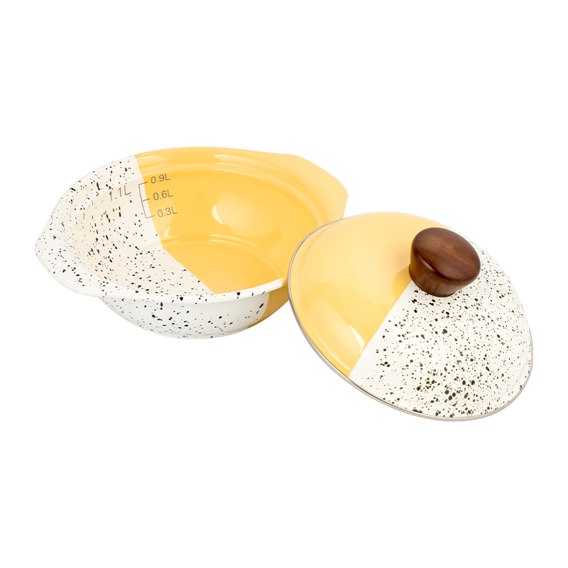 Emalje V-formet gryte