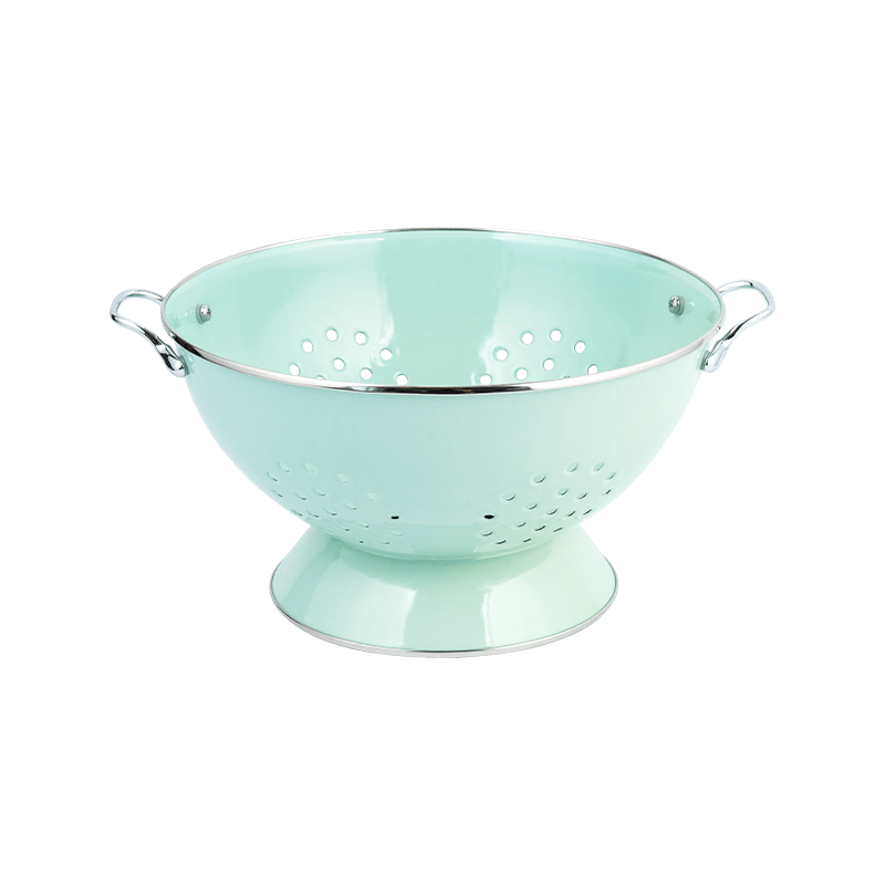 Vintage emalje fruktkurv