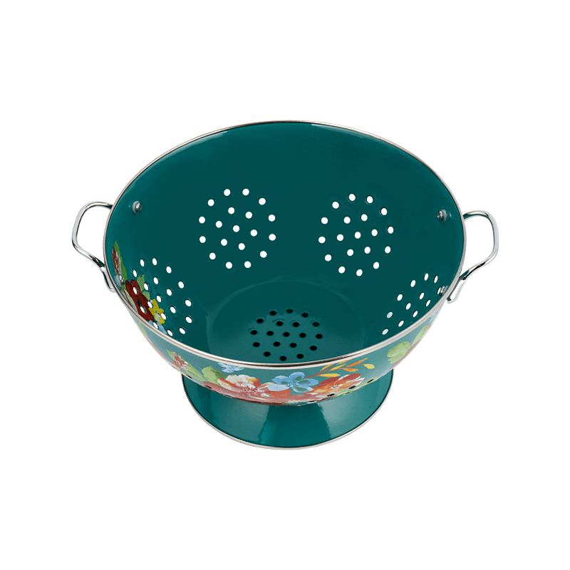 Vintage emalje fruktkurv