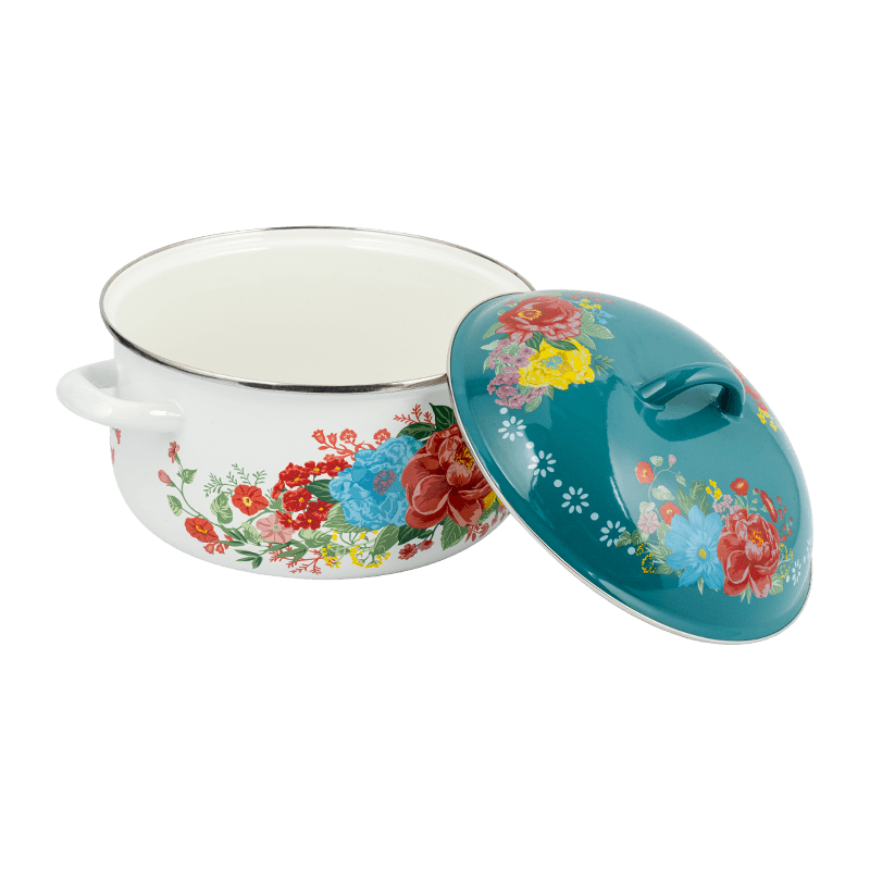 753D emalje blusset felgsresistent rett gryte