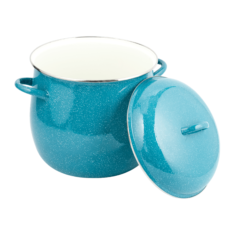 26cm emalje økt lagerpotte