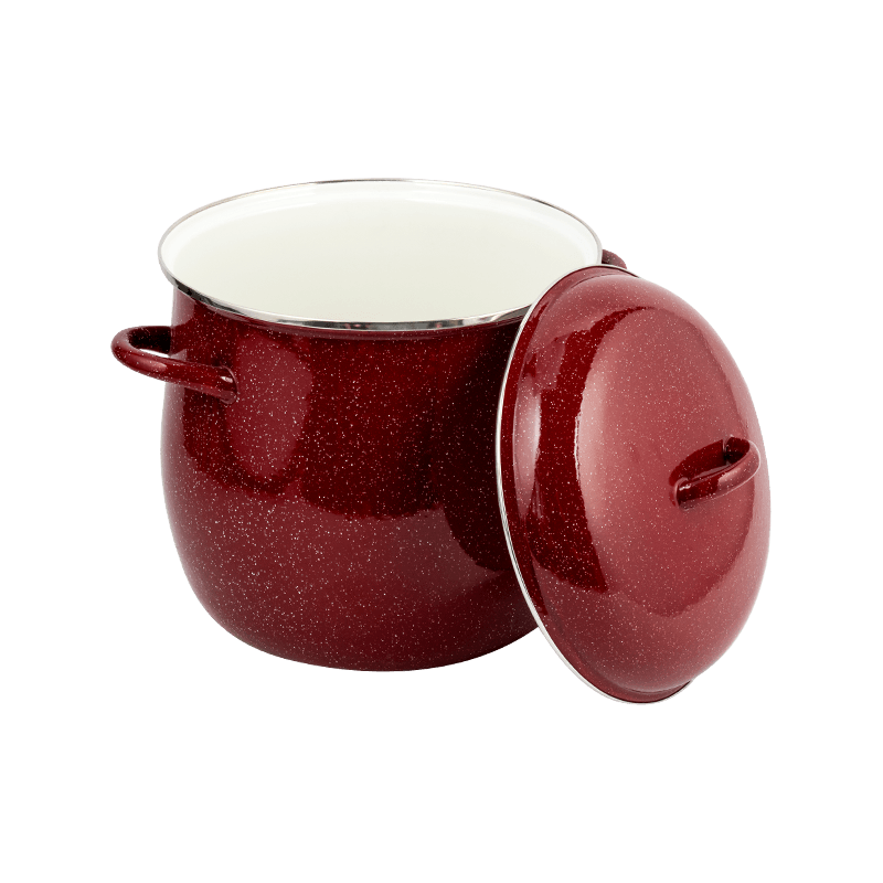 26cm emalje økt lagerpotte