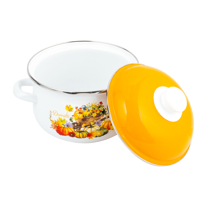 806D-5 rustfritt stål runde felg stockpot simmer emalje potte