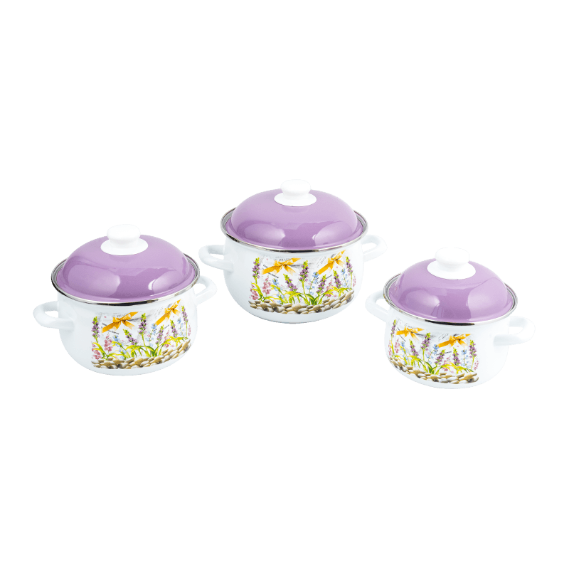 806D-5 rustfritt stål runde felg stockpot simmer emalje potte