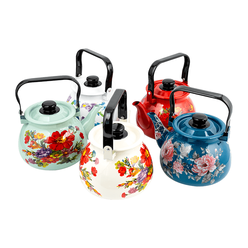 TK305 Emalje Flared Rim Tea Kettle
