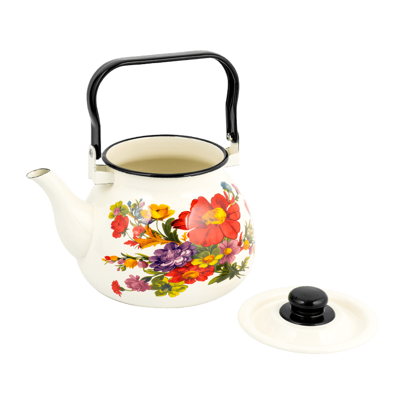 TK305 Emalje Flared Rim Tea Kettle