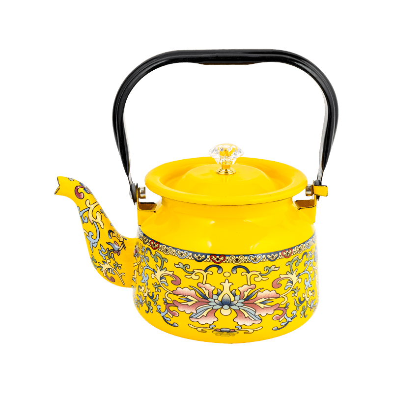 TK112 Easy-Clean Emalel Straight Tea Kettle