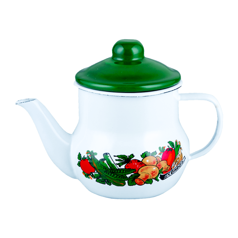 TK501 Mini -emalje Teapot med Infuser